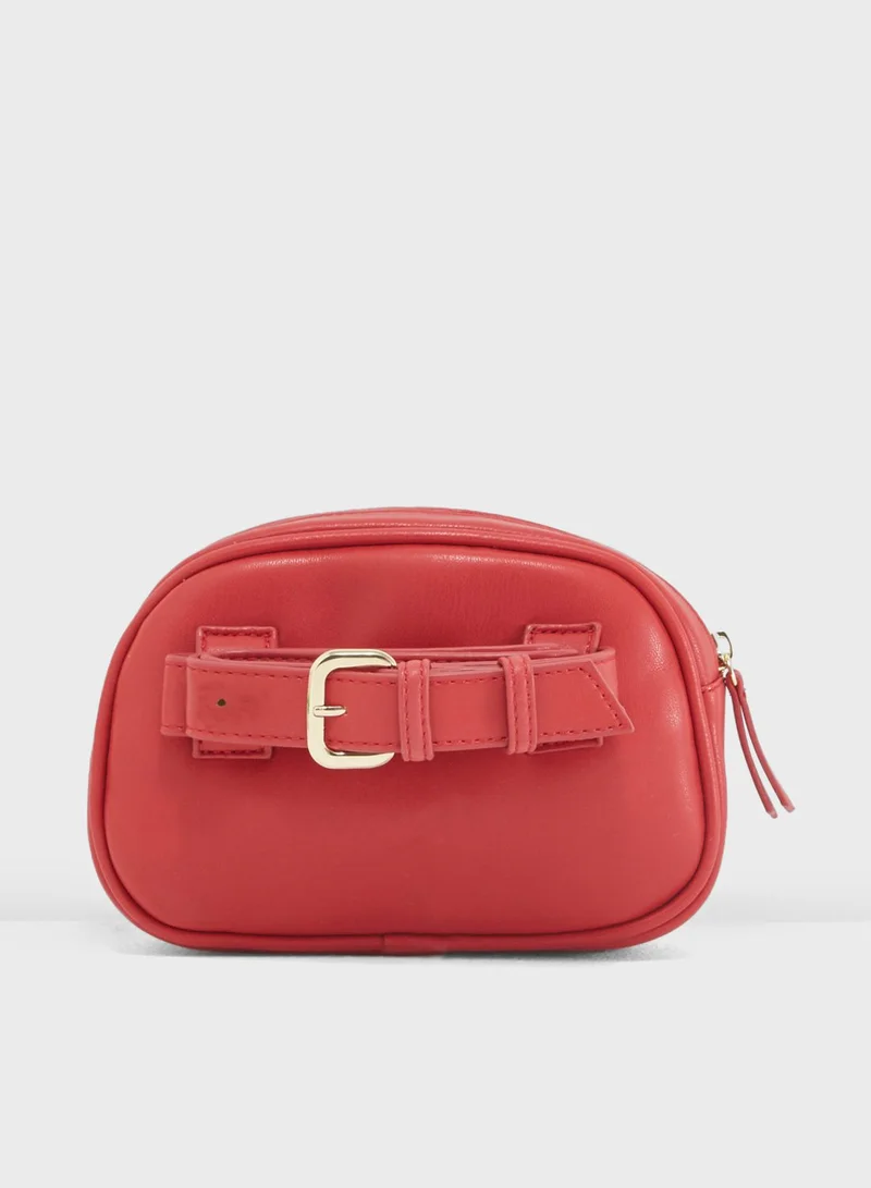 TOPSHOP Quilted Waist Bag