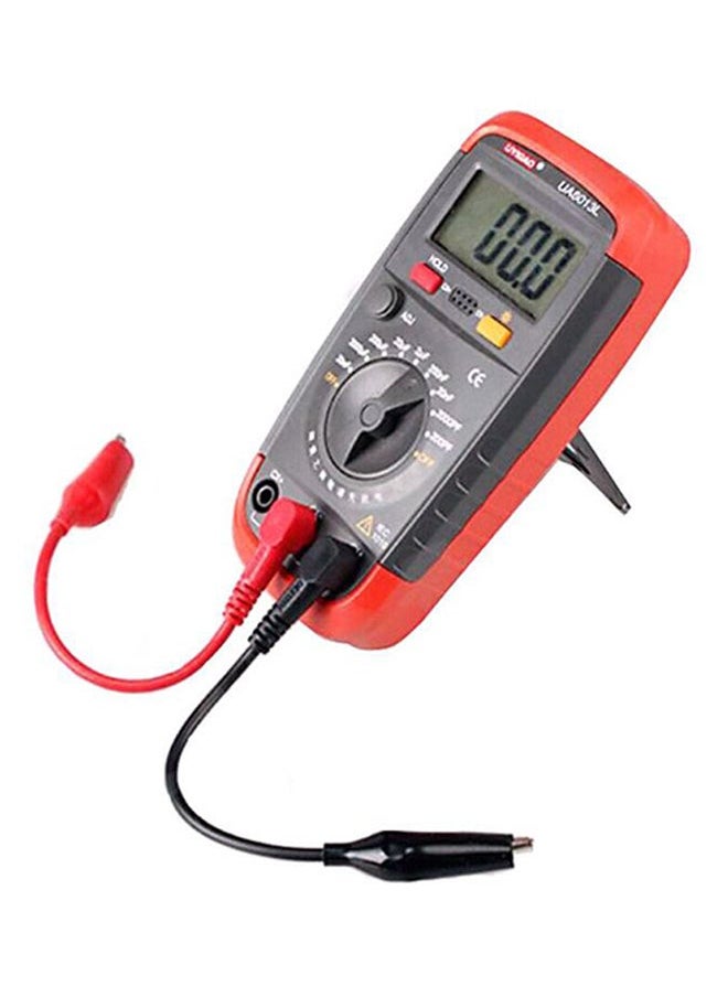 NIBEMINENT Digital LCD Capacitor Measurement Tester Red/Grey 30cm  - Image 1