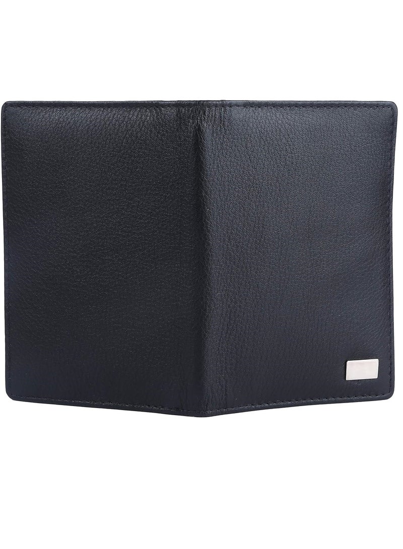 ALLKING AM leather Black Unisex Passport Holder (AM076) - Image 3