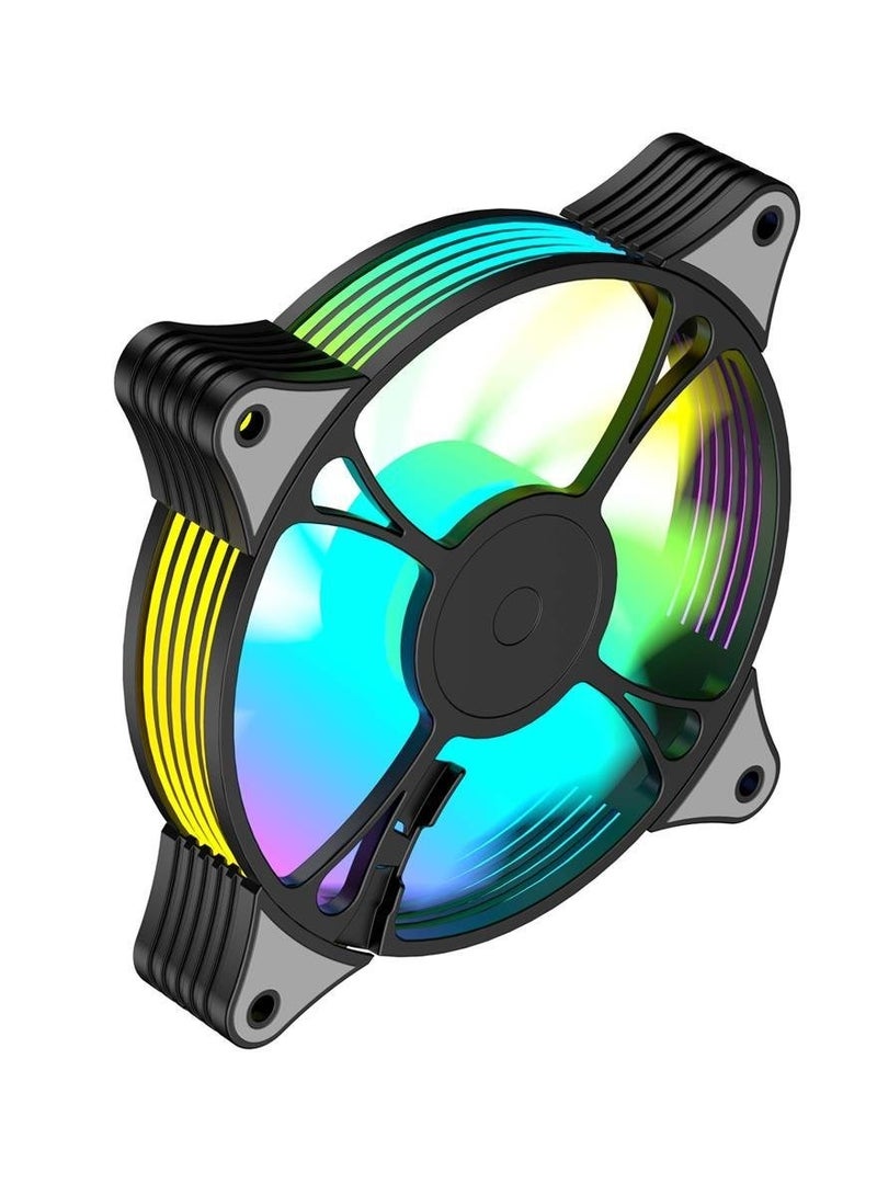 هافيت مروحة RGB Gamenote F2095 120mm RGB - 1800 دورة في الدقيقة - Image 4
