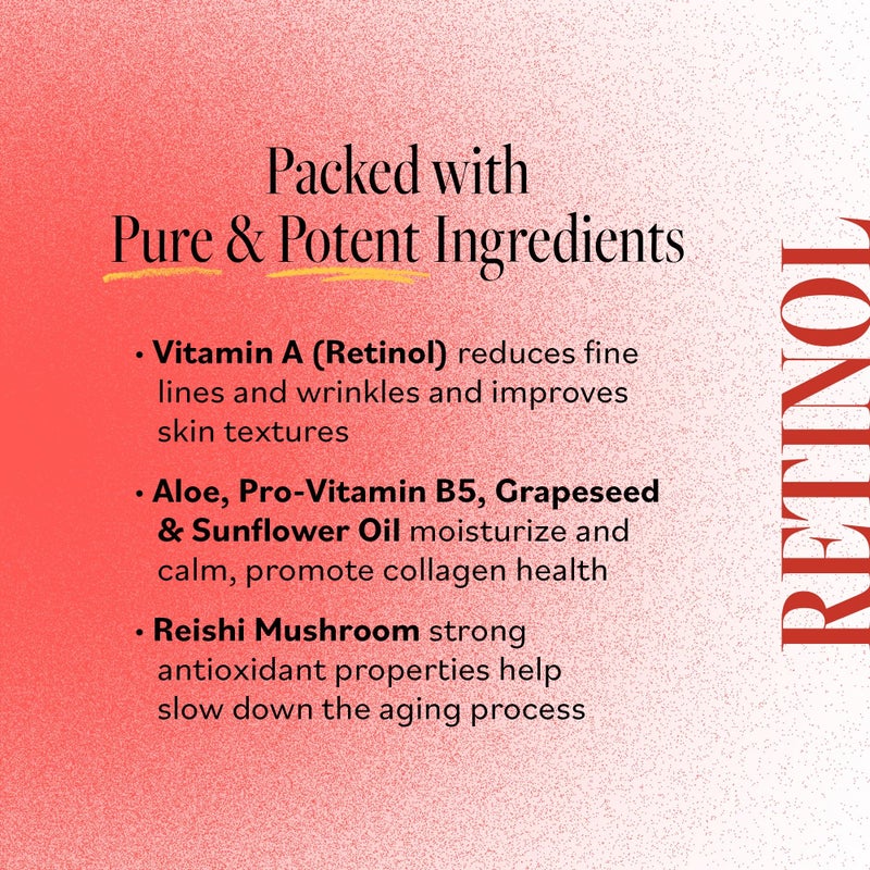 derma-e Derma E Anti-Wrinkle Eye Treatment â€“ Anti-Aging Cream with Retinol, Grape Seed Extract and Reishi Mushroom â€“ Hydrating Serum for Under Eye and Eyelids, 1/2 oz - Image 4