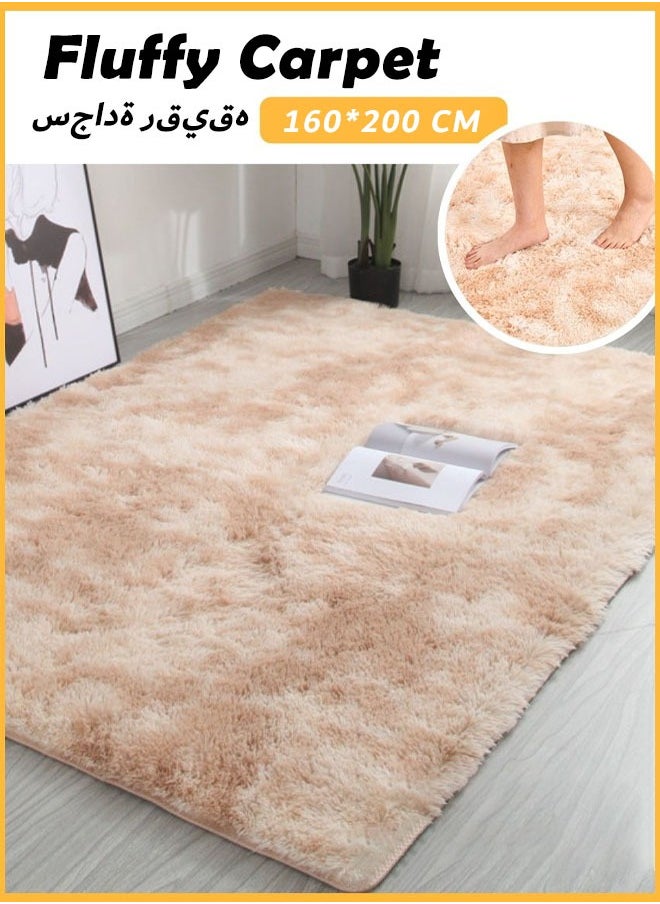 Generic Rugs for Bedroom Fluffy Soft Area Rug Non-Slip Indoor Floor Carpet for Living Room Kids Boys Girls Teen Dorm Home Decor Aesthetic 160*200CM  - Image 1