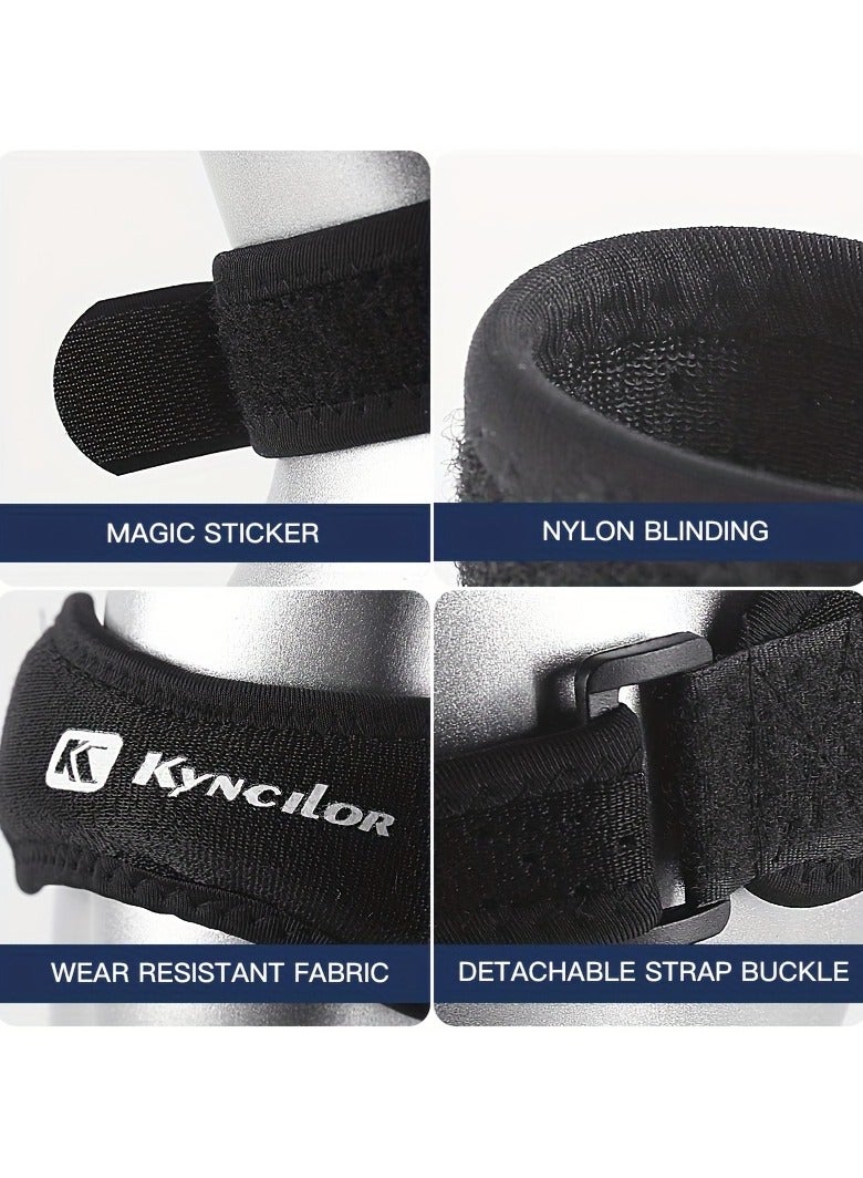 kyncilor Unisex Sports Knee Brace – Patella Stabilizer for Running, Basketball, Cycling, Gym u0026 Daily Support | Breathable, Adjustable Support for Men u0026 Women | Pain Relief u0026 Injury Prevention - Image 2