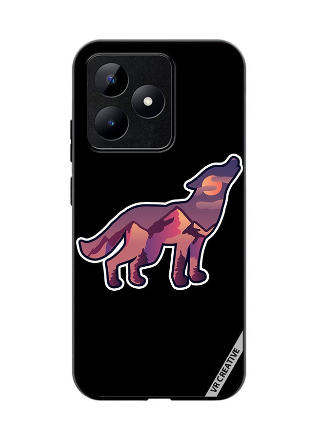 VR CREATIVE Protective Case Cover For Realme C53 Wild Wolf Design Multicolour - Image 1
