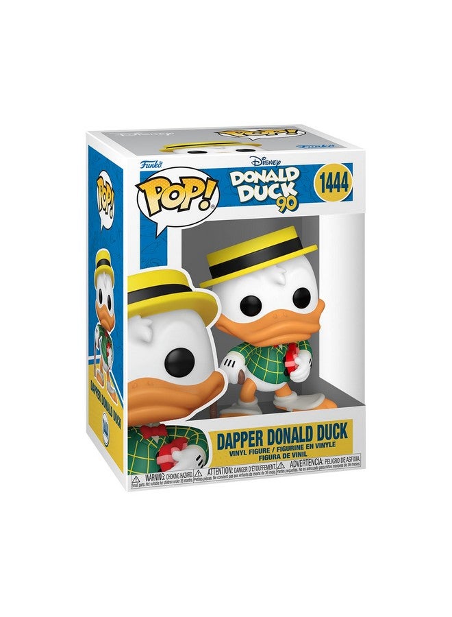 Funko Pop Disney: Donald Duck 90th Anniversary - Dapper Donald Duck - Collectable Vinyl Figure - Gift Idea - Official Merchandise - Toys for Kids & Adults - Cartoon/Animation Fans - Image 1