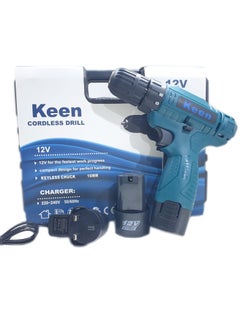 Keen Cordless Drill with Two 12-volt Batteries for Removal and Connection  - Image 3