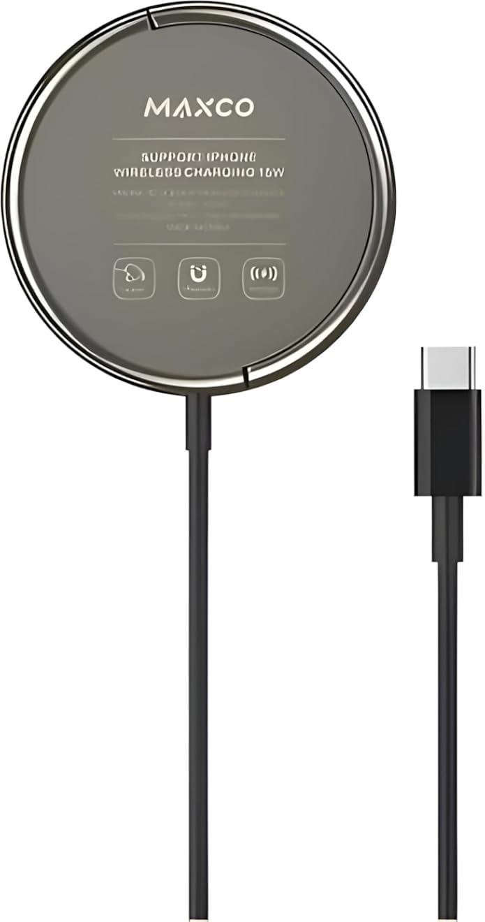15W Fast Wireless Charger with Type-C Cable â€“ Safe and Fast Charging with Smart Technology â€“ Compatible with Devices Supporting Wireless Charging â€“ by Next Store