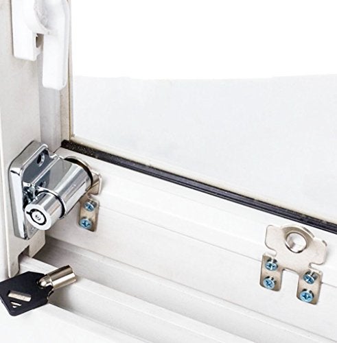 dingchi 1PCS/lot Sliding Window Lock Child Safety Protection Lock Anti-Theft Door Lock Push/Pull Window Limit Locks - Image 1