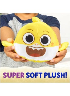 WowWee Baby Shark Big Show! Reversible Plush Baby Shark Turns Into Super Shark Flip Plushie Toys For Toddlers  - Image 5