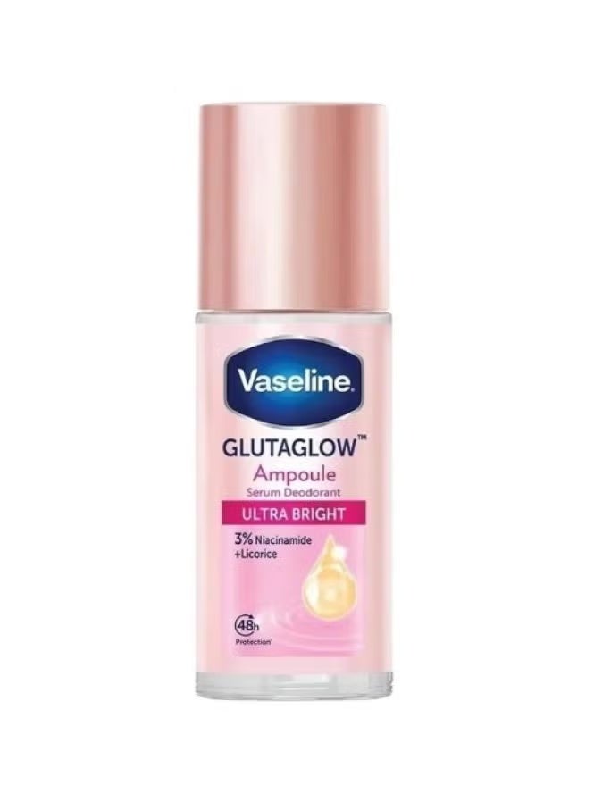 Vaseline GlutaGlow Ampoule Serum Ultra Bright Anti-Perspirant Deodorant Roll-On - 45ml - Image 1