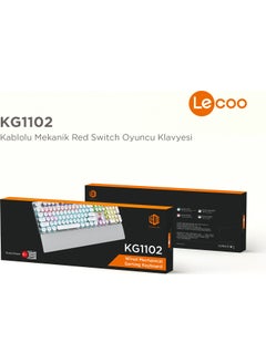 KG1102 USB Wired Red Switch Macro Key RGB LED Illuminated Mechanical Gaming Turkish Q Metallic Keyboard - pzsku/Z58126C234E297DE27BB5Z/45/_/1740601645/a5f4a5e3-9f57-4e87-99b0-738ef3d200c2