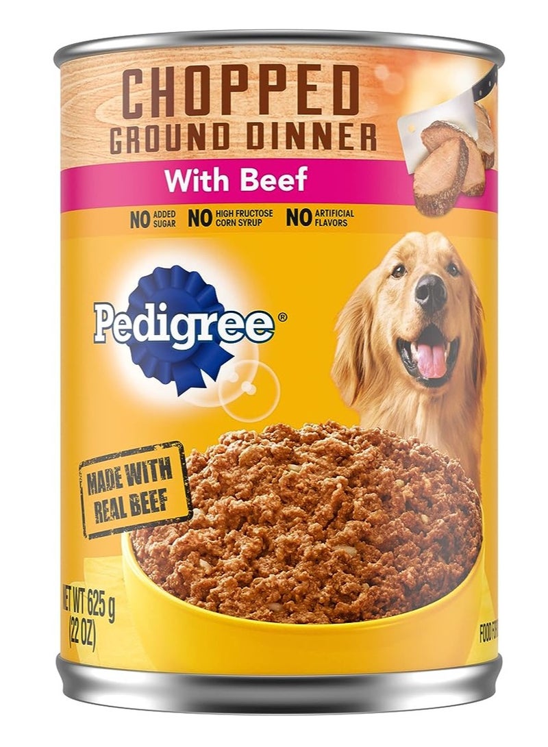 بيديجري طعام الكلاب الرطب الناعم المعلب للبالغين من بيديجري مع لحم البقر - Image 2