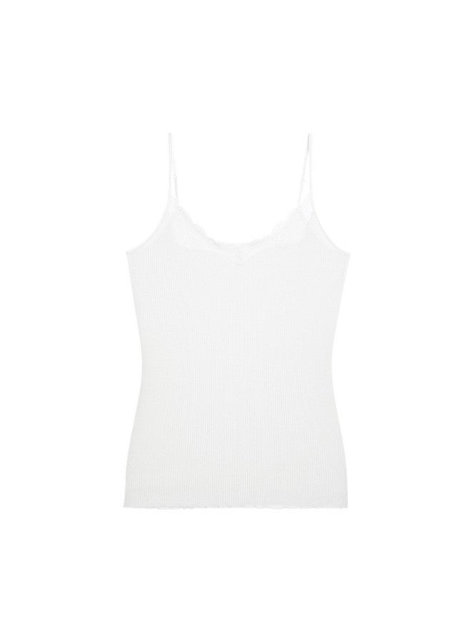 AIMER Elegant Lace Strap V-Neck Reversible Camisole For Women - Image 5