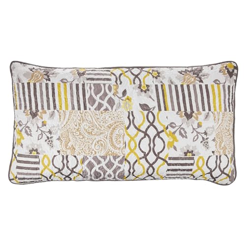 Waverly Traditions Set in Spring 3 Piece Quilted Pattern Bedding Set, King Bed Set with 2 Pillow Shams and Quilt, All Season and Machine Washable King Quilt Bedding Set, Sterling - Image 5