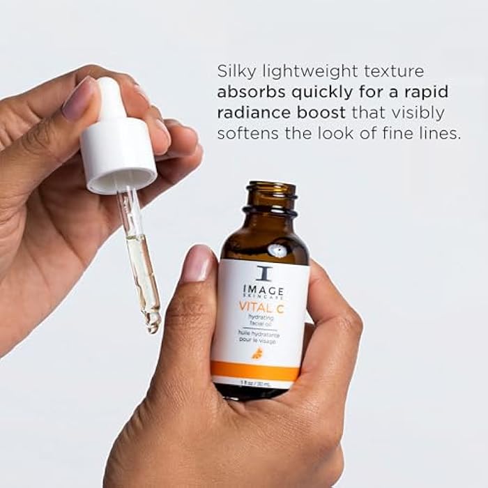 IMAGE Skincare, VITAL C Hydrating Facial Oil with Argan, Grape Seed and Sea Buckthorn Oils, 1 fl oz - Image 3