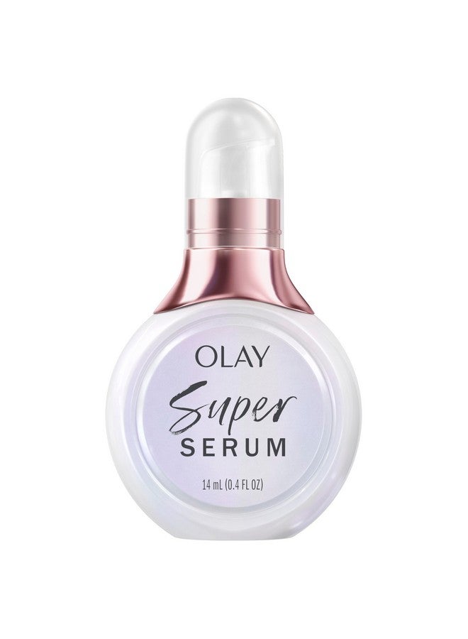 Olay Super Serum Trial Size 5-in-1 Lightweight Resurfacing Face Serum, 0.4 fl oz, Smoothing Skin Care Treatment with Niacinamide, Vitamin C, Collagen Peptide, Vitamin E, and AHA - Image 1