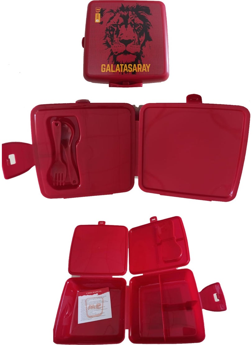 Me Çanta Galatasaray Nutrition Bowl 23556 with Lion Figure  - Image 3