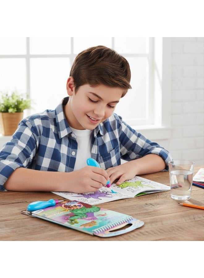 SKOODLE Dinosaur Discovery Magic Pad with Brush| Reusable Fun Water Reveal Activity Pad | Mess Free Creative Toy For Kids | Age 3+ - Image 3