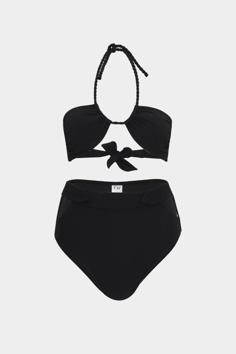Açelya Okcu Azalea Okcu Premium Textured Idunn Fit Women's Bikini Top  - Image 1