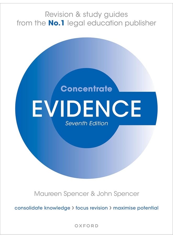 Evidence Concentrate: Law Revision and Study Guide 