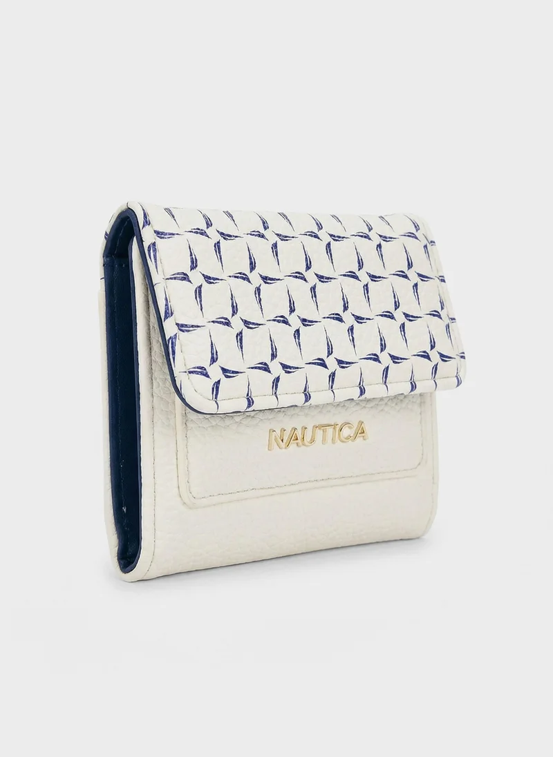 NAUTICA  ELLA Tri-Fold Monogram Wallet for Women | Best Price UAE