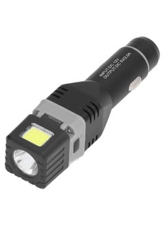 Flat Flashlight, Multifunctional Car Chargeable Mini Flashlight 4 Light Modes XPG COB Torch for Outdoor Camping