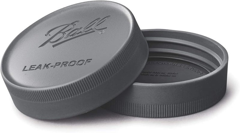 Ball Ball Leak-Proof Plastic Lids for Glass Mason Jars, Used for Canning, Pickling, Juice, Jam, Jelly (Regular, 6 Count (Pack of 1))  - Image 2