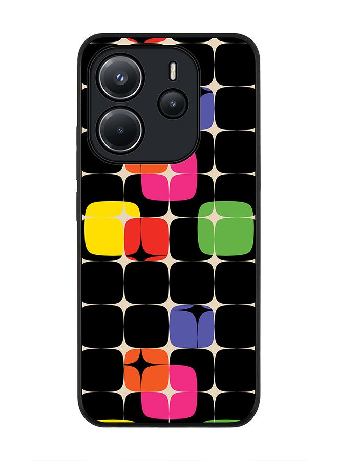 Stylizedd For Xiaomi Redmi Note 14 4G 4G Case,Slim fit Camera Protection, Shockproof Thin Phone cover  - 70's Star - Image 1