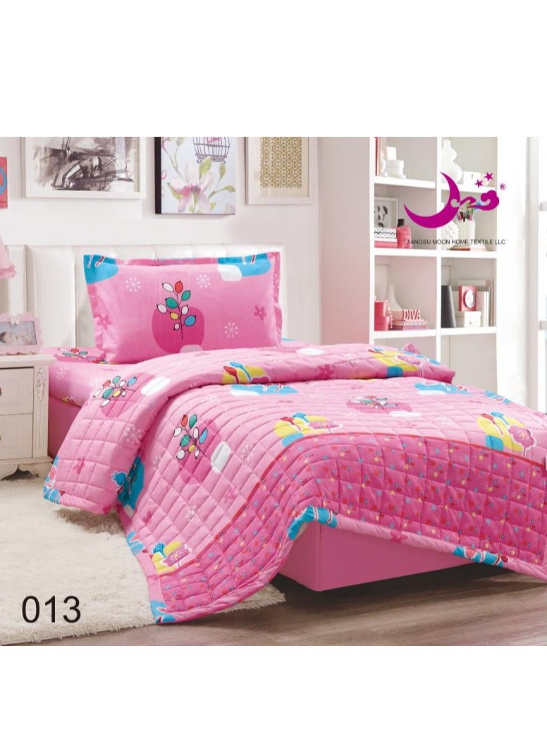 Moon Compressed Bed Comforter Set Consisting Of 3 Pieces ChildrenS Drawings  - Image 1