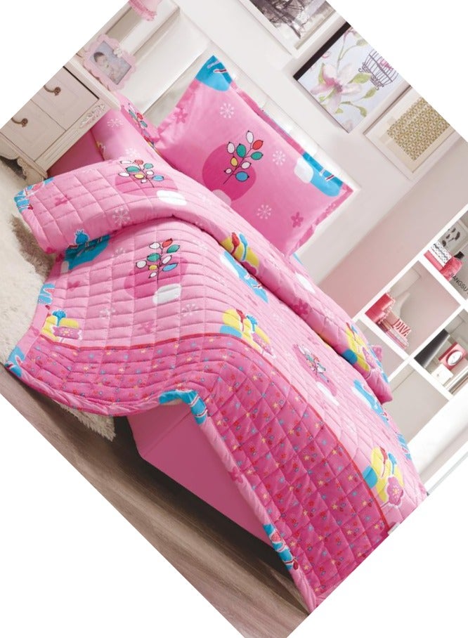 Moon Compressed Bed Comforter Set Consisting Of 3 Pieces ChildrenS Drawings  - Image 2