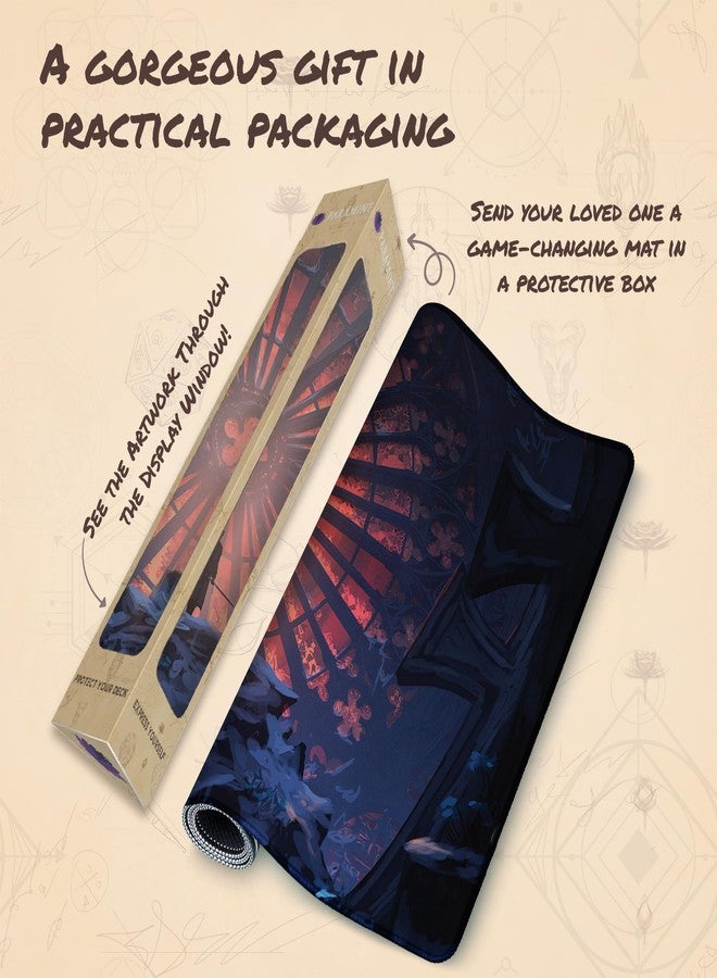 Paramint Ave Maria (Stitched) - MTG Playmat by Anato Finnstark, Bloodborne - Compatible with Magic The Gathering Playmat - Play MTG, YuGiOh, TCG - Original Play Mat Art Designs & Accessories - Image 5