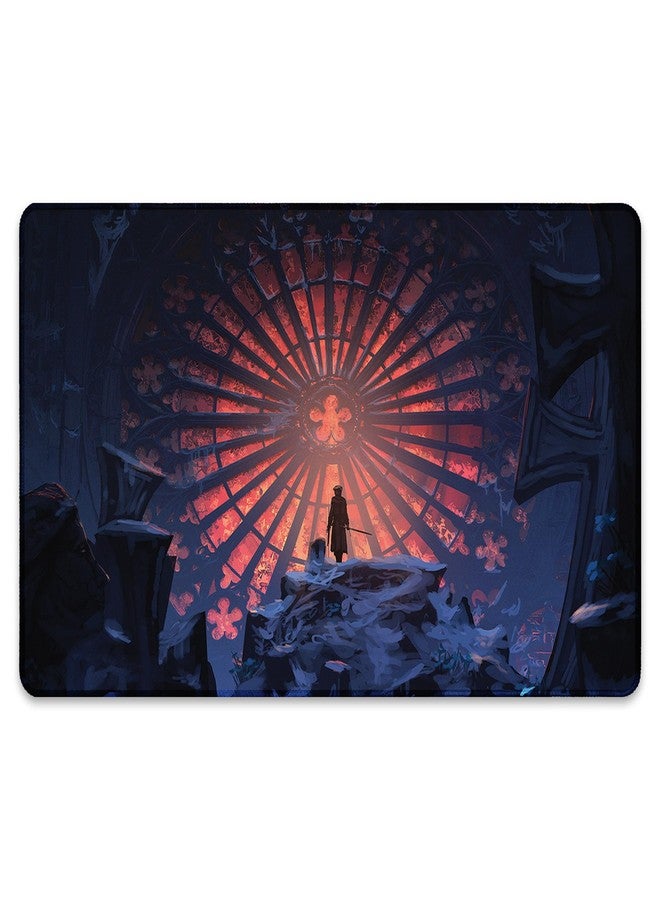 Paramint Ave Maria (Stitched) - MTG Playmat by Anato Finnstark, Bloodborne - Compatible with Magic The Gathering Playmat - Play MTG, YuGiOh, TCG - Original Play Mat Art Designs & Accessories - Image 2