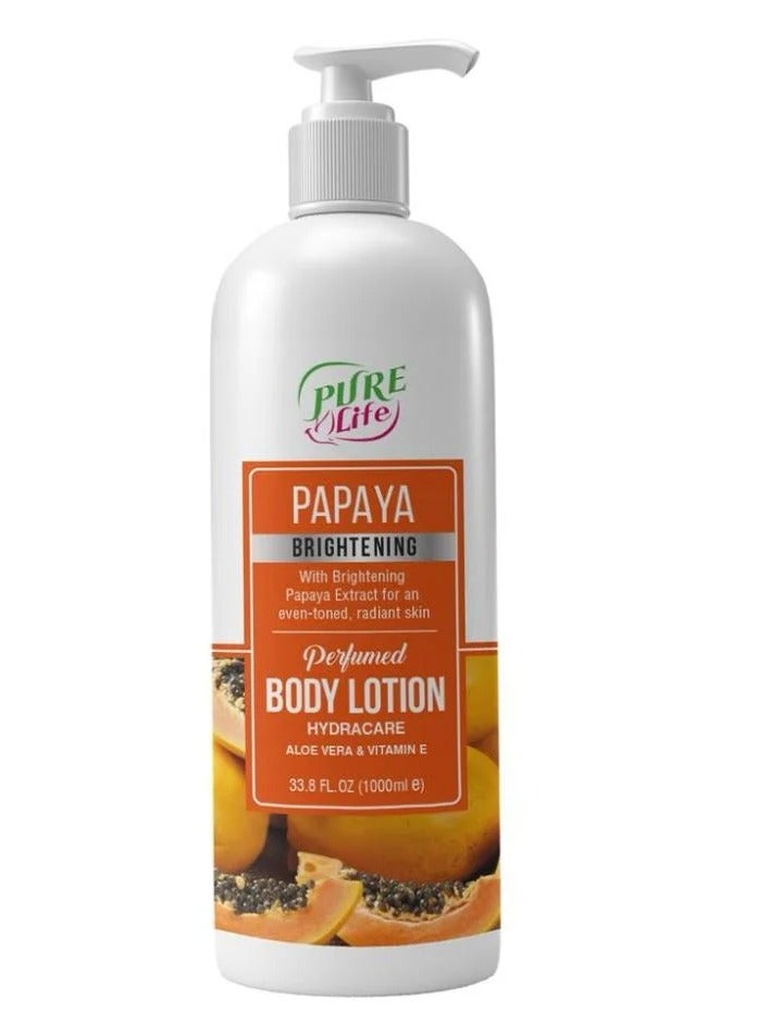 بيورلايف لوشن للجسم بابايا 1000 مللي