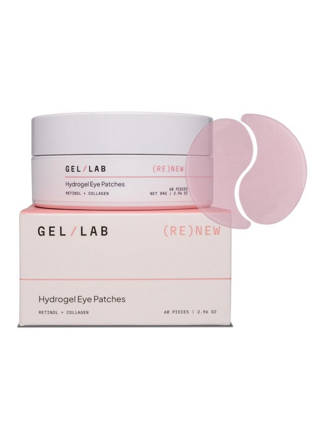 GEL LAB Renew Under Eye Gel Patch Korean Hydrating Eye Mask Retinol & Collagen Reduces Fine Lines And Wrinkles While Balancing And Brightening Skin Tone 60 Patches  - Image 1