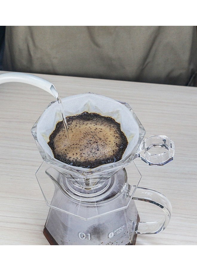 WAOKN V60 Resin Coffee Filter Cup Dripper, Plastic Coffee Dripper, 1-4 Cups, Reusable Coffee Filter Cup, Slow Brewing Accessories, Suitable for Home, Cafe, Restaurant  | Coffee Pour over dripper | Filter coffee with Full Extracts Reusable Coffee Drip Filter Cone Fits All Coffee Cups & Mugs Slow Brewing Home  - Image 2