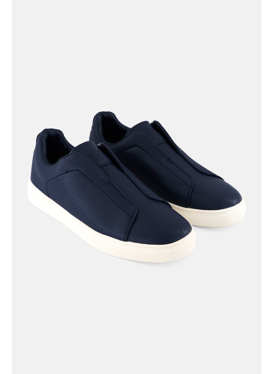 Algspar Men Slip On Casual Shoes, Navy  - Image 1