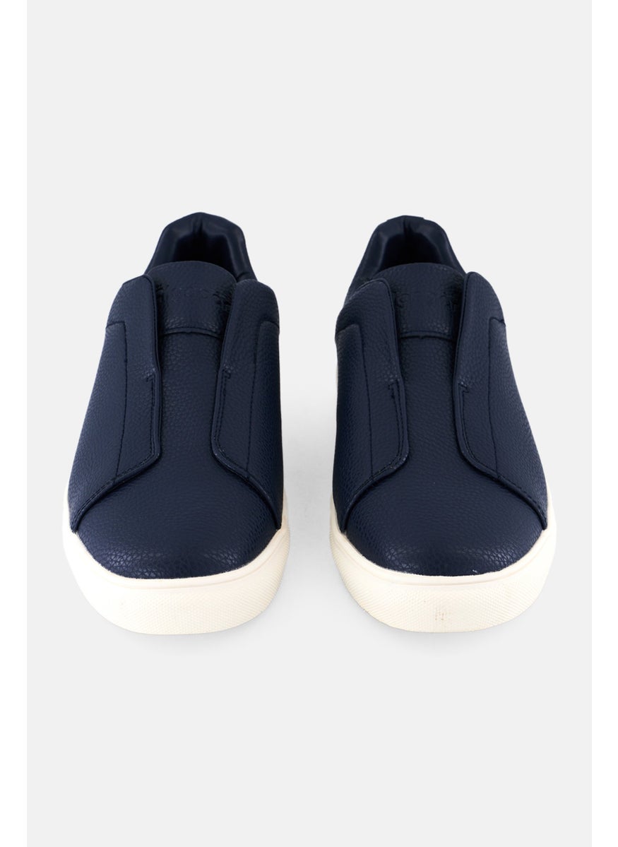 Algspar Men Slip On Casual Shoes, Navy  - Image 4