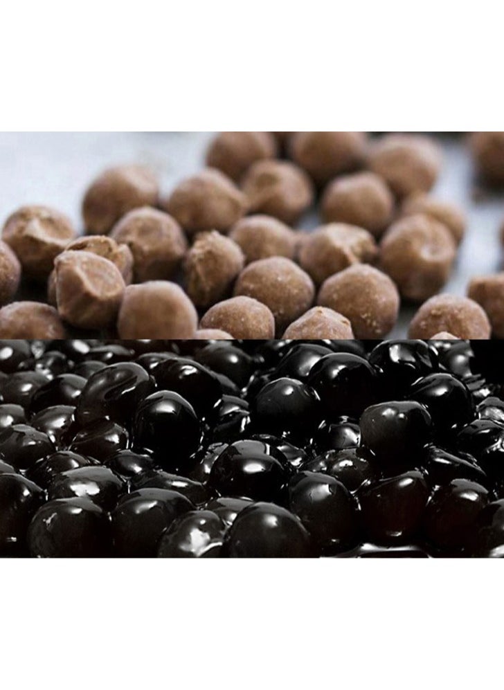Booba Tapioca Pearl , Tapioca starch, Pearl round, black sugar pearl, 1000g, used for making bubble tea, boba pearls tea  - Image 3