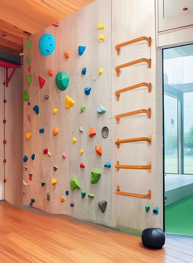 Purife 6 Pieces 17 Inch Orange Safety Playground Handles Outdoor - Metal Playset Accessories Handles Swing Sets Attachment Grab Bars, Indoor Kids Ceiling Monkey Bar for Play Structure - Image 5