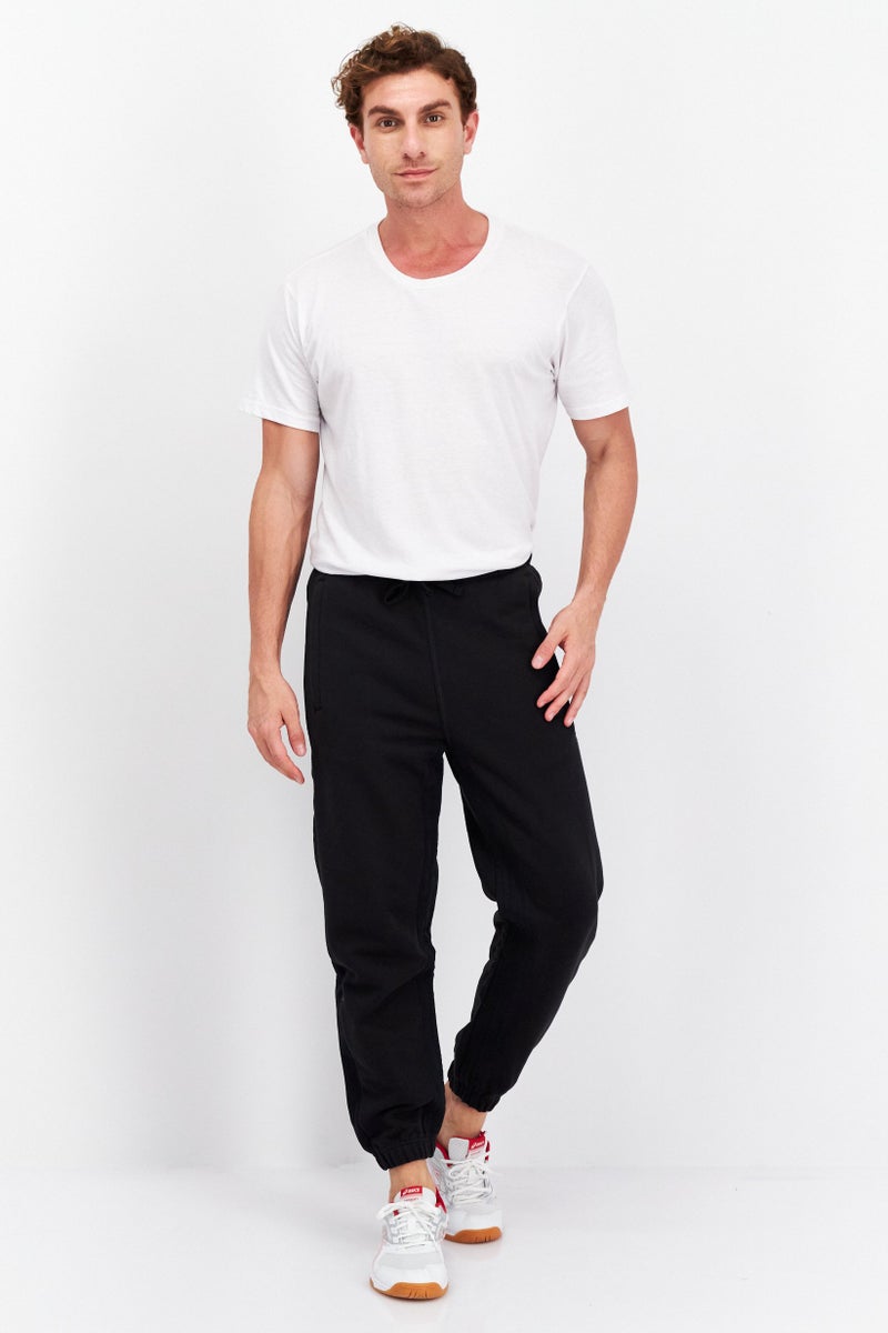 adidas Originals Men Sportswear Fit Training Sweatpants, Black  - Image 2