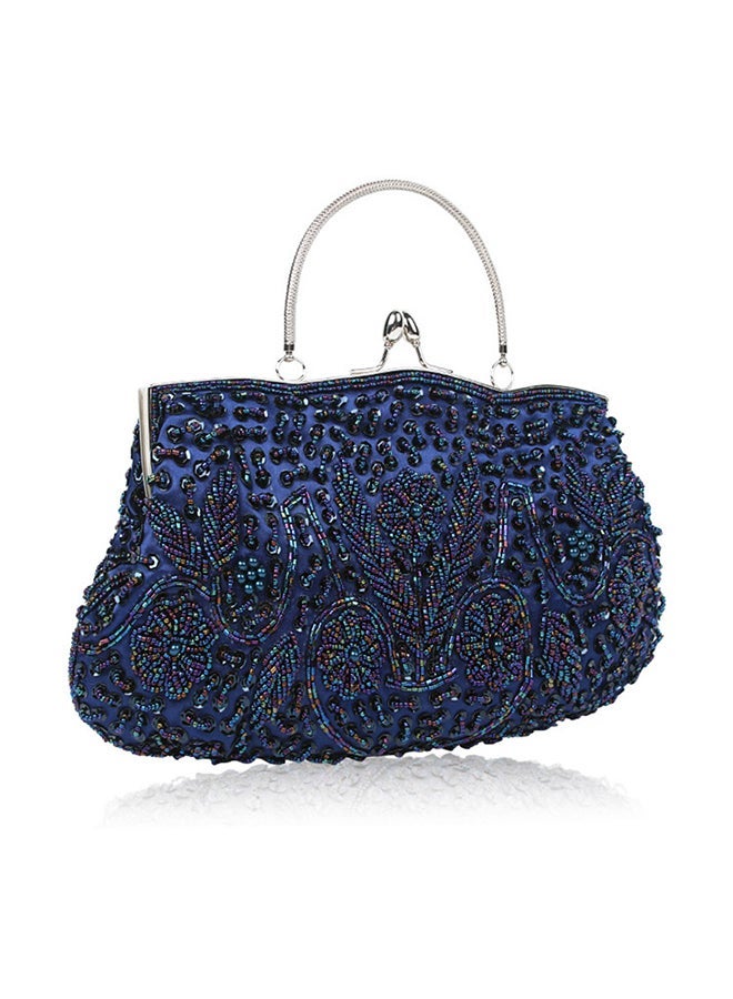 NIBEMINENT Trendy Evening Clutch Bag Blue - Image 2