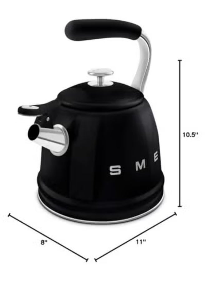 سميج زجاجة صافرة SMEG الرجعية 2.3 لتر (أسود) - Image 4