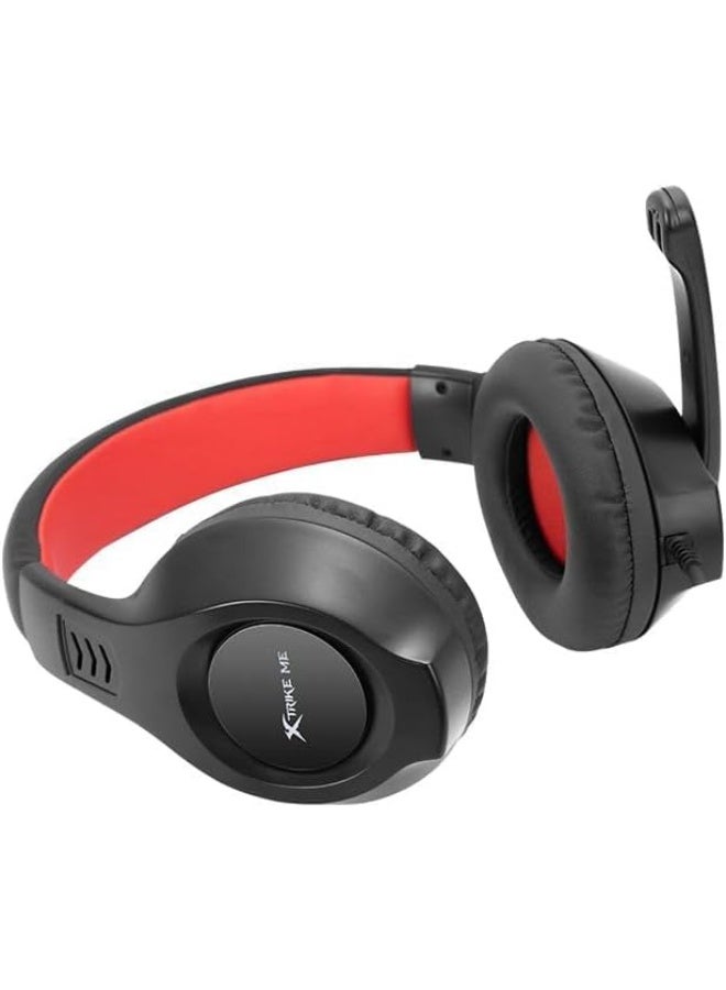 XTRIKE ME HP-312 Stereo Gaming Wired Headset - Black - Image 3