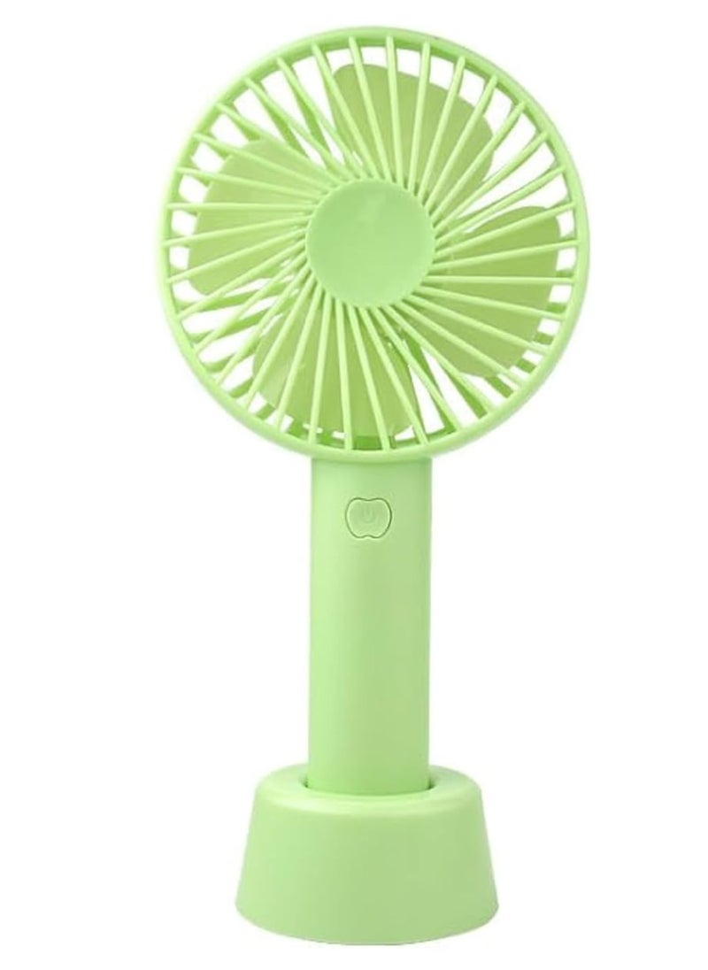 ماركة غير محددة - مروحة محمولة – موديل - SS-2 – قابلة للشحن – USB – لون (أخضر) - Image 1
