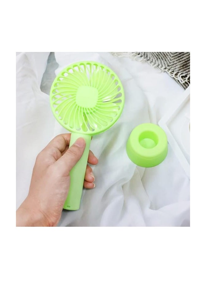 ماركة غير محددة - مروحة محمولة – موديل - SS-2 – قابلة للشحن – USB – لون (أخضر) - Image 1