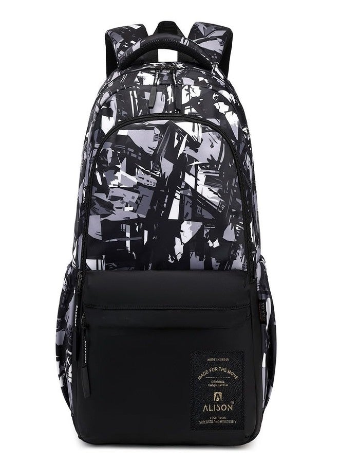 Alison Backpack for Girls Teenage School Backpack College Bookbag for Kids Casual Daypack (Black) - Image 1