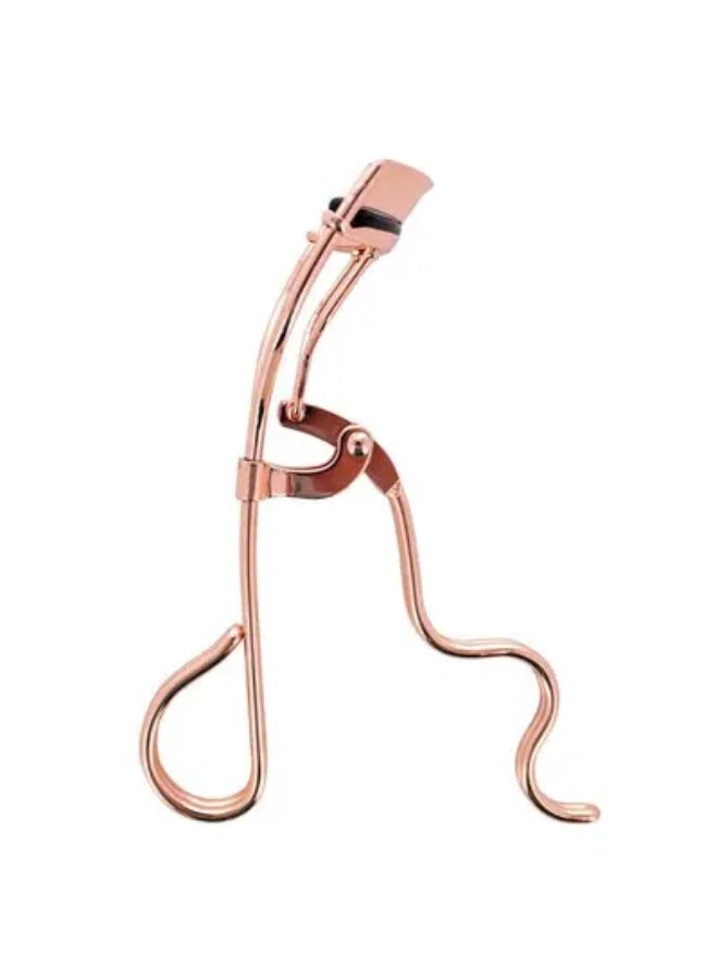 أداة تجعيد الرموش من الفولاذ المقاوم للصدأ باللون الذهبي الوردي، أداة تجميل لتجعيد الرموش، مكياج العيون الشهير - Image 2