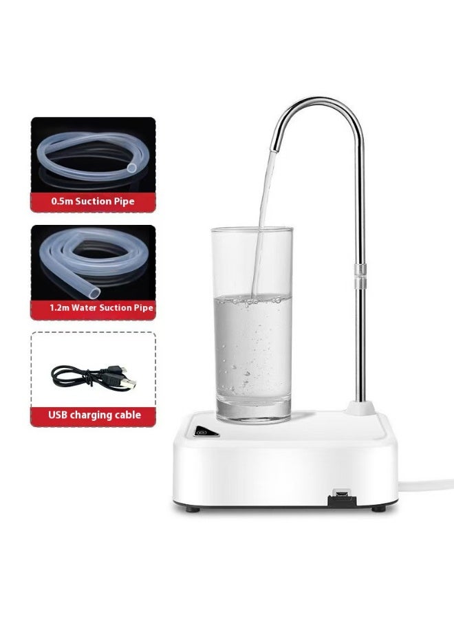 Electric Household Water Dispenser Desktop Pump Bottled Water Automatic Water Dispenser White - Image 1