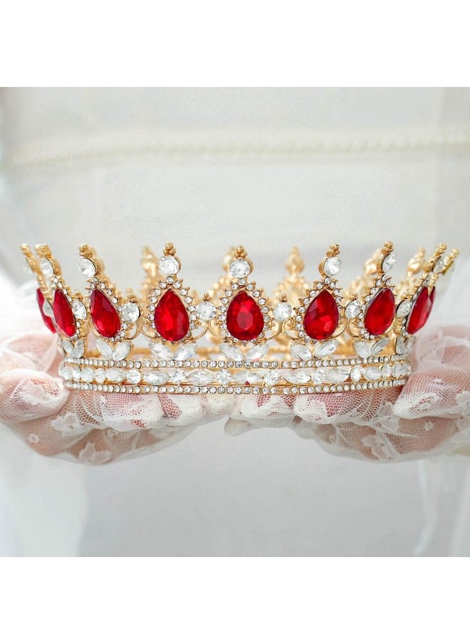 Baroque Wedding Crowns Rhinestone Bridal Crowns And Tiaras Crystal Bride Crown Prom Costume Party Hair Accessories For Women And Girls (Red2) - pzsku/Z581477981B53772B040AZ/45/_/1718616664/f18c489f-ef1c-4337-9ed1-7104b2a0fe53