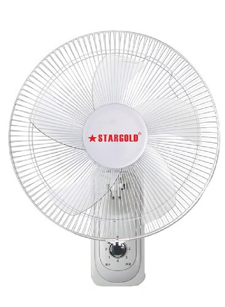 Stargold Wall Mounted Electric Fan 16 Inch 45W with 3 Speed Control - Image 1